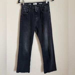 Closed denim washed black straight leg jeans 27 made in Italy